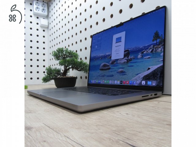 Apple MacBook Pro 16 (2021) – M1 Pro / 16GB / 512GB SSD – használt, karcmentes – 81% akku (450 ciklus)