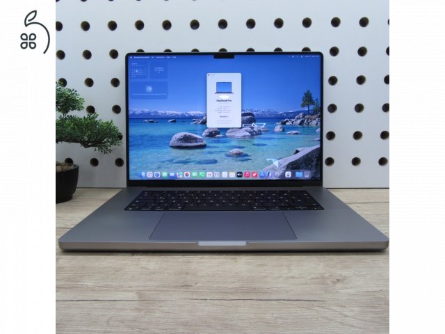 Apple MacBook Pro 16 (2021) – M1 Pro / 16GB / 512GB SSD – használt, karcmentes – 81% akku (450 ciklus)