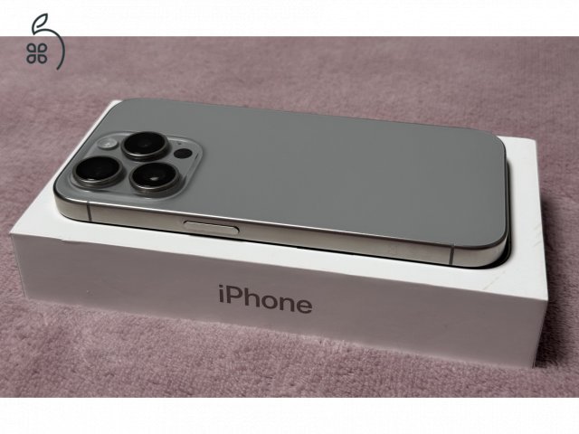 iPhone 15 Pro 128GB - AKKU 89% - kártyafüggetlen, karcmentes állapotban