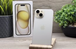 iPhone 15 Yellow 128GB 2 ÉV Garanciával 93%