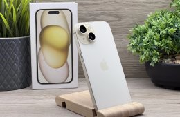 iPhone 15 Yellow 128GB 2 ÉV Garanciával 93%