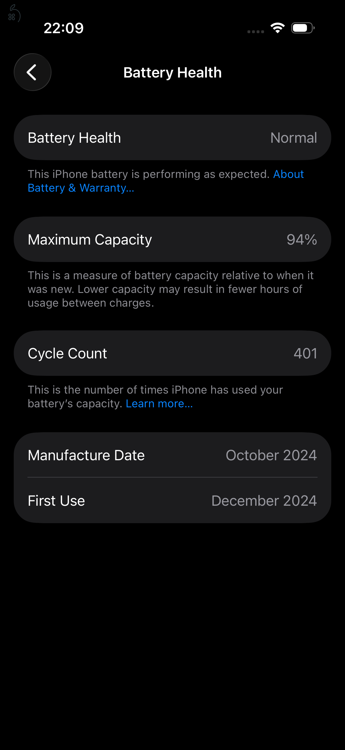 Eladó iPhone 16 pro 128 Gb black