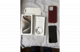 Eladó Iphone 15 Pro Max! Még majdnem 1 évig garanciális!