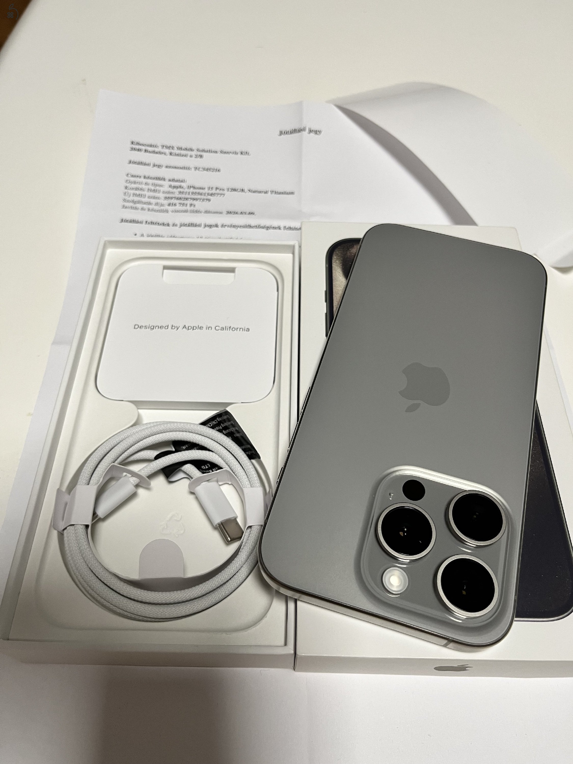 iPhone 15 Pro 128GB Aktiválatlan! 