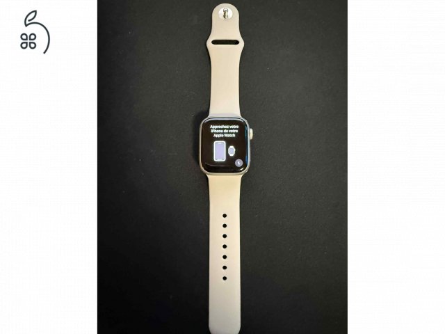 Eladó Apple Watch S7 GPS+CELL 41mm Starlight-ALU