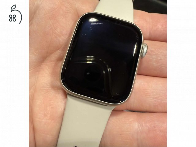 Eladó Apple Watch S7 GPS+CELL 41mm Starlight-ALU