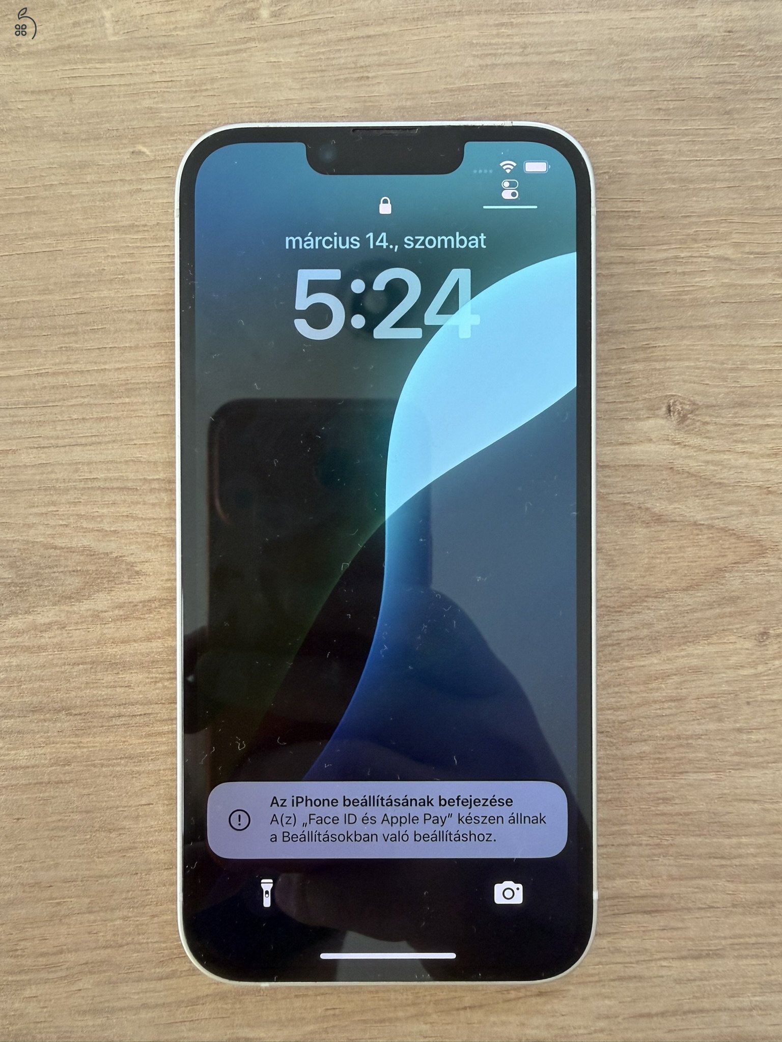 Eladó iPhone 14, fehér, 128 GB