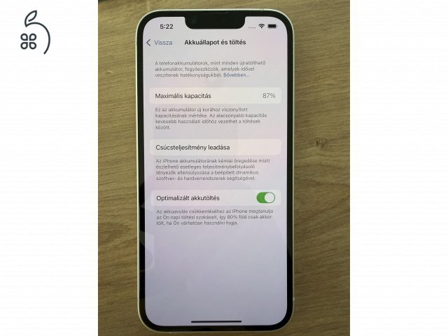 Eladó iPhone 14, fehér, 128 GB