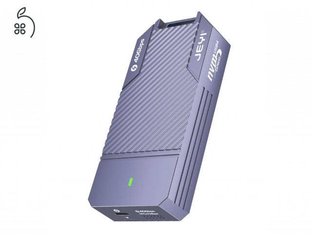 ???? [BONTATLAN] Jeyi TB-2464 Pro SSD Ház – Prémium USB4 / Thunderbolt 4 Sebesség, Bolti Ár Alatt!