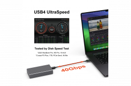 ???? [ÚJ/TESZTELT] Qwiizlab USB4 / Thunderbolt 4 NVMe SSD ház – Brutális sebesség, bolti ár alatt!