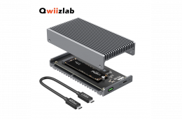 ???? [ÚJ/TESZTELT] Qwiizlab USB4 / Thunderbolt 4 NVMe SSD ház – Brutális sebesség, bolti ár alatt!