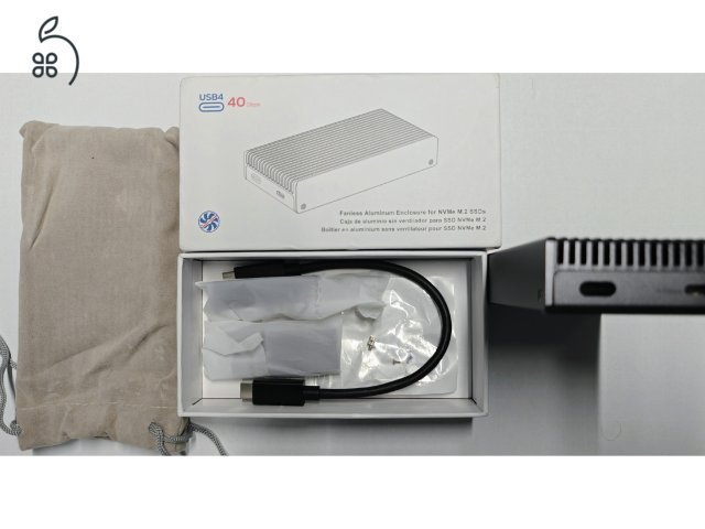 ???? [ÚJ/TESZTELT] Qwiizlab USB4 / Thunderbolt 4 NVMe SSD ház – Brutális sebesség, bolti ár alatt!