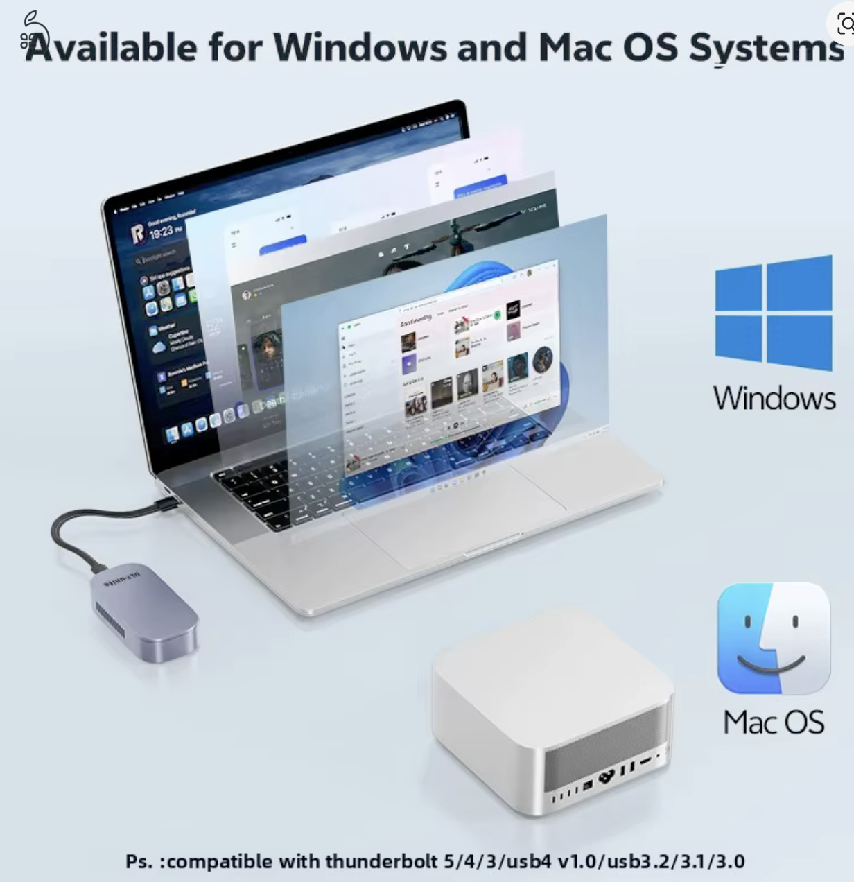 ???? [ÚJ] ULT-unite Thunderbolt 5 SSD ház – 80-120Gbps sebesség, bolti ár alatt!