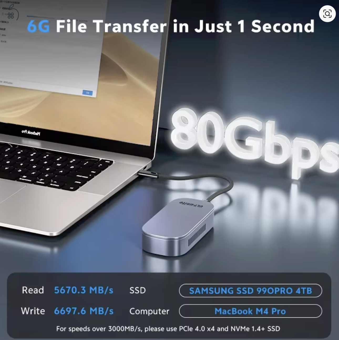 ???? [ÚJ] ULT-unite Thunderbolt 5 SSD ház – 80-120Gbps sebesség, bolti ár alatt!