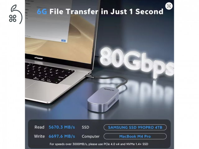 ???? [ÚJ] ULT-unite Thunderbolt 5 SSD ház – 80-120Gbps sebesség, bolti ár alatt!