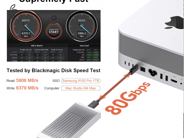 ???? [BONTATLAN] Quiizlab Thunderbolt 5 NVMe SSD ház – A jövő sebessége, bolti ár alatt!