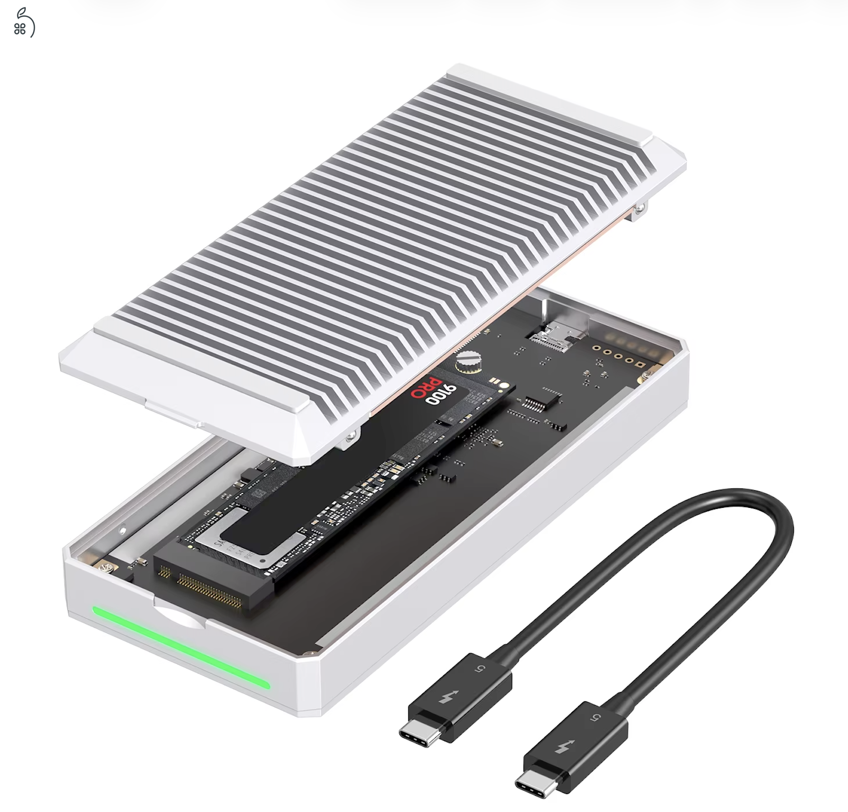 ???? [BONTATLAN] Quiizlab Thunderbolt 5 NVMe SSD ház – A jövő sebessége, bolti ár alatt!