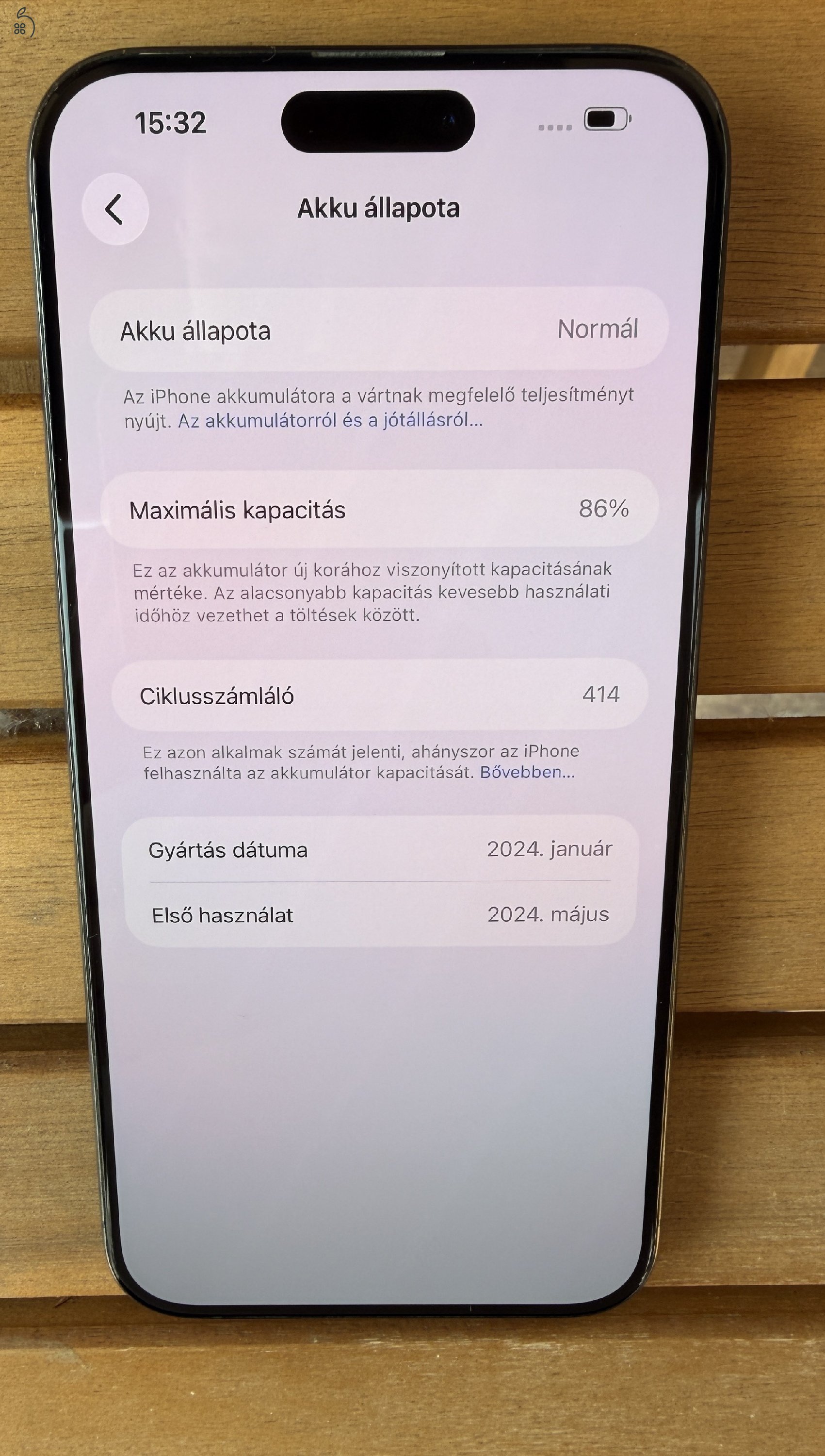 Apple iPhone 15 Pro Max 256GB Blue Titan