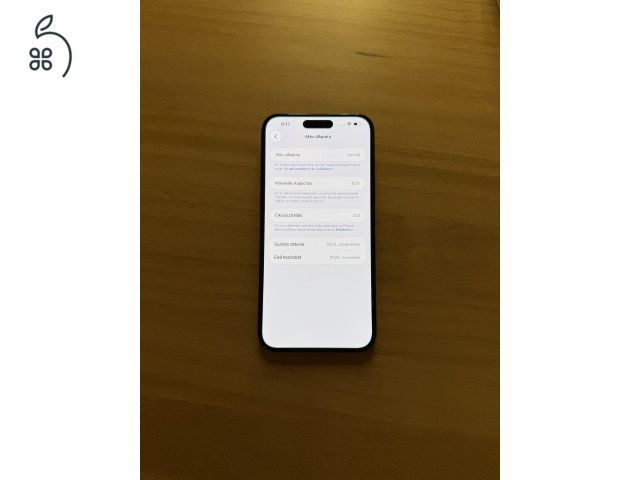 Appl iPhone 15 Plus 128GB - fekete