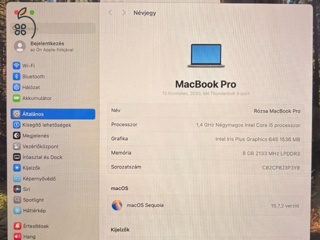 Apple MacBook Pro 2020