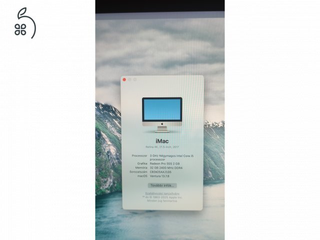 Apple iMac (2017) 21,5