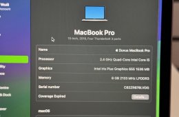 Macbook Pro 13-inch 2019 8gb 256gb