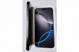 iPhone 16 Pro Max – 256 GB, Black Titanium, kártyafüggetlen, garanciás