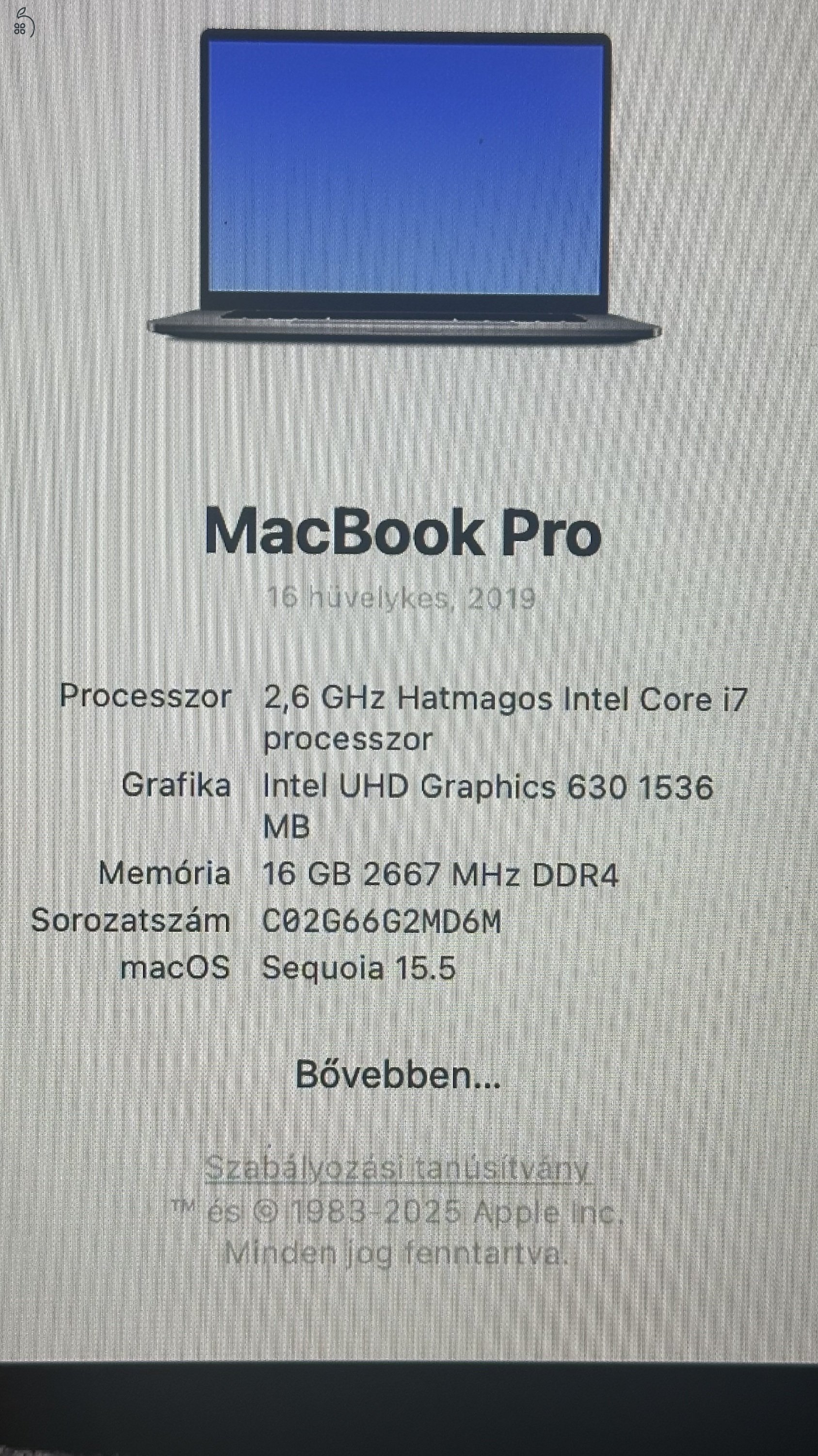Macbook Pro 16