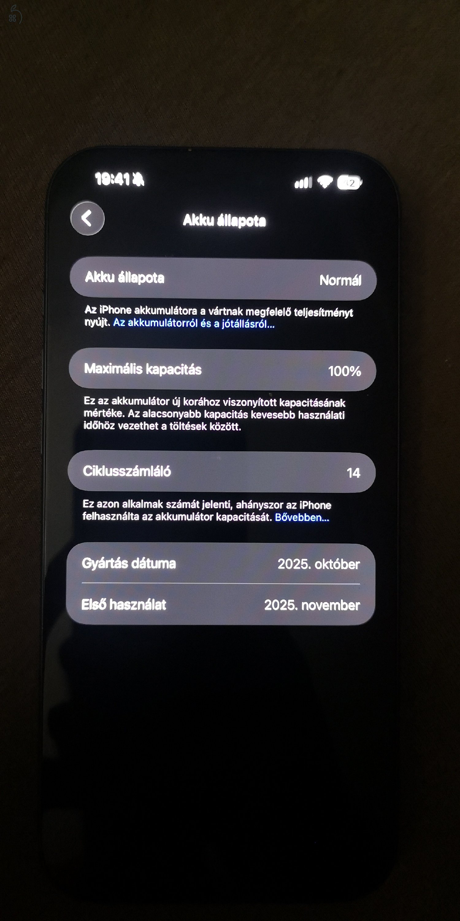 17 Pro Max 256 100% akksi