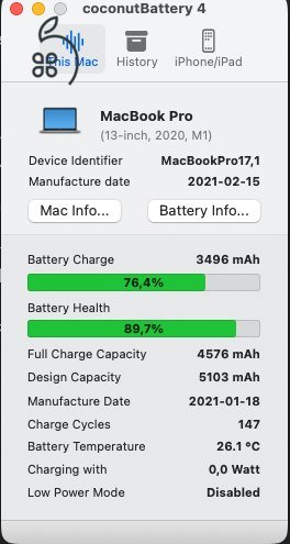 Macbook Pro 13 M1 16GB RAM / 512GB SSD