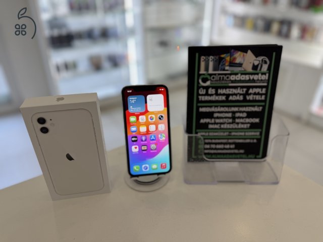 iPhone 11 64GB Független Újszerű/1-3 hónap gar./Akku 100%/p4801