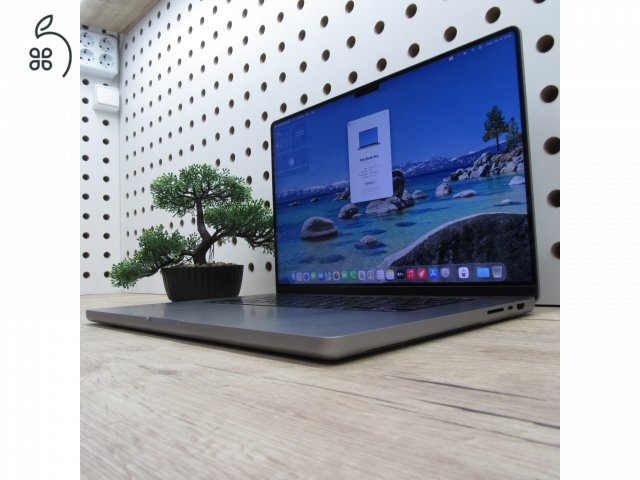 Apple MacBook Pro 16 (2021) 32GB/512GB használt, megkímélt, 83% akku, 158 ciklus