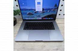Apple MacBook Pro 16 (2021) 32GB/512GB használt, megkímélt, 83% akku, 158 ciklus