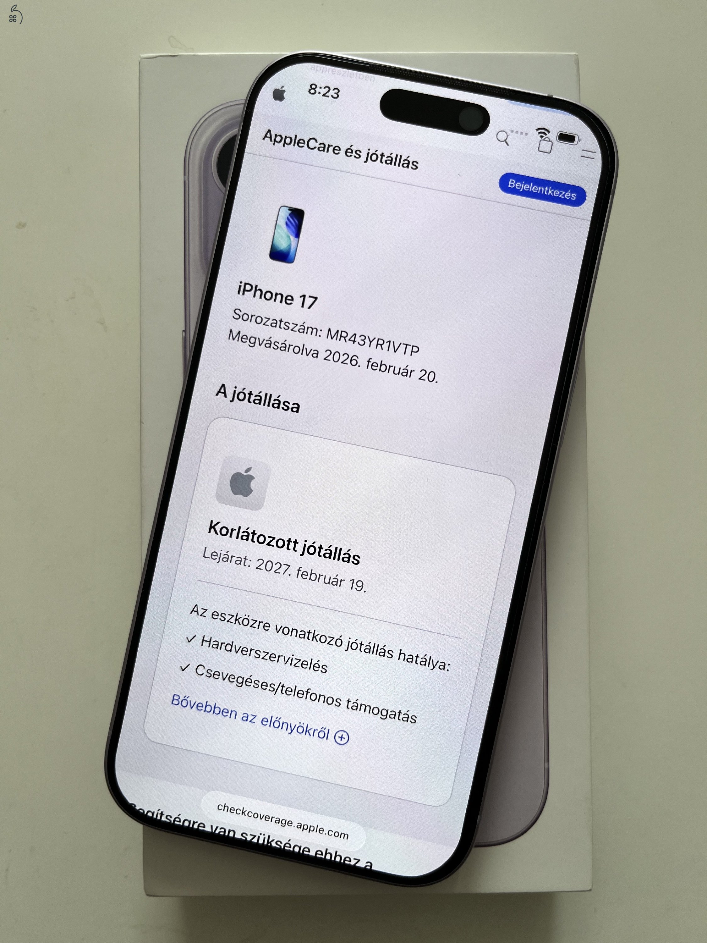 iPhone 17 256GB Makulátlan! 