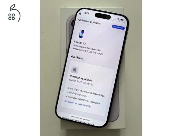 iPhone 17 256GB Makulátlan! 