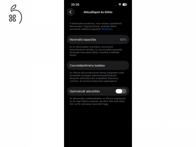 Apple iPhone 14 128 GB Éjfekete