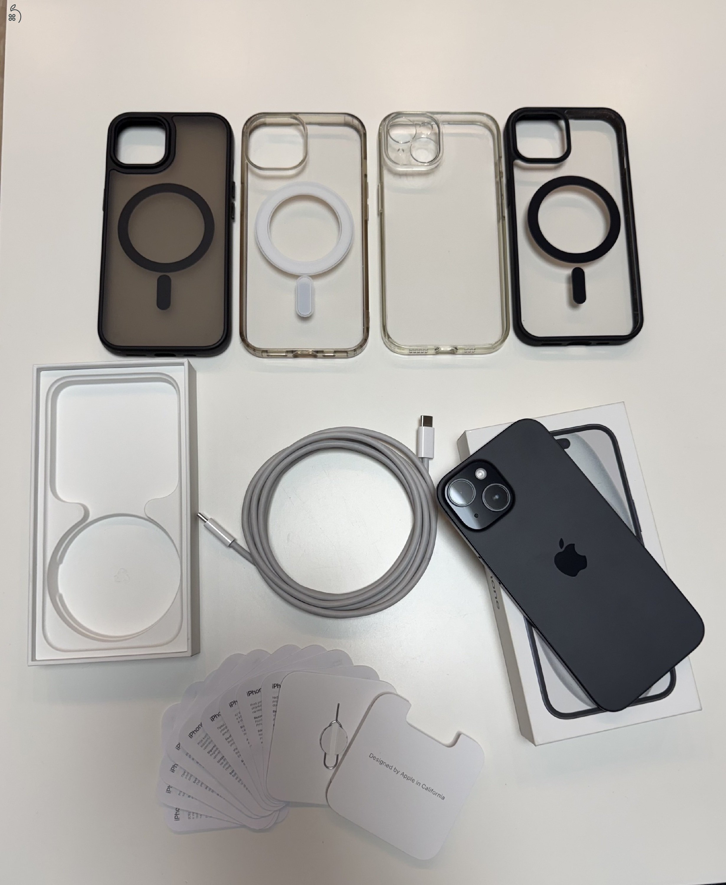 Iphone 15, 128gb, 93%, Gyári gar. 