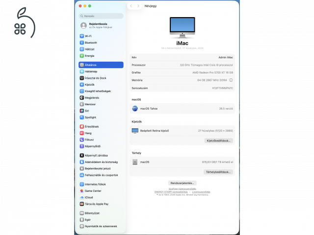 iMac (Retina 5K, 27-inch, 2020)