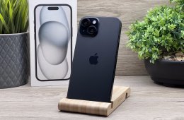 iPhone 15 Black 128GB 2 ÉV Garanciával 100%