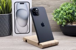 iPhone 15 Black 128GB 2 ÉV Garanciával 100%