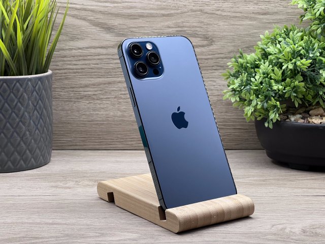 iPhone 12 Pro Max Pacific Blue 128GB 2 ÉV Garanciával 90%