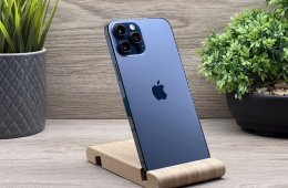 iPhone 12 Pro Max Pacific Blue 128GB 2 ÉV Garanciával 90%