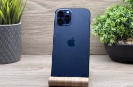 iPhone 12 Pro Max Pacific Blue 128GB 2 ÉV Garanciával 90%