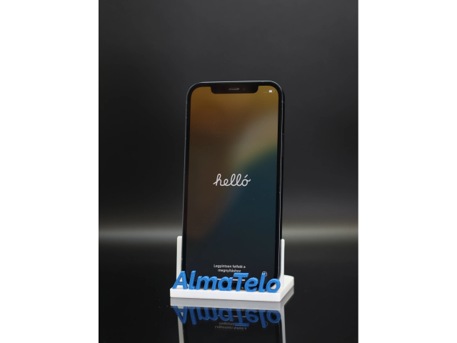 Apple iPhone 12 64 GB Black 100% akku - 12 HÓ GARANCIA