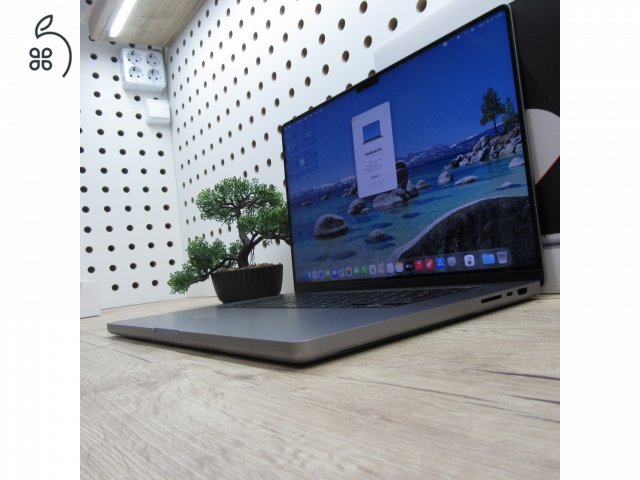Apple MacBook Pro 16 M1 Max (2023) 32GB/500GB új, kibontott, 100% akku, 2 ciklus
