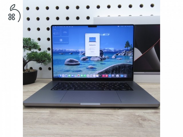 Apple MacBook Pro 16 M1 Max (2023) 32GB/500GB új, kibontott, 100% akku, 2 ciklus