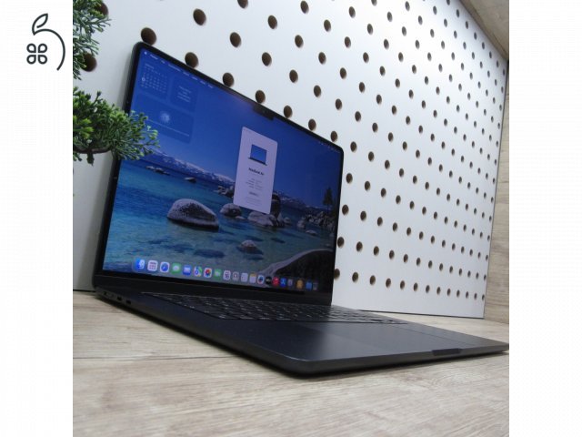 Apple MacBook Air 15 (2024) 8GB/256GB használt, megkímélt, 100% akku, 55 ciklus