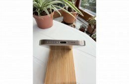 Iphone 15 Pro 128 GB Natúr Titánium FÜGGETLEN 87% AKKU Karcmentes, Hibátlan