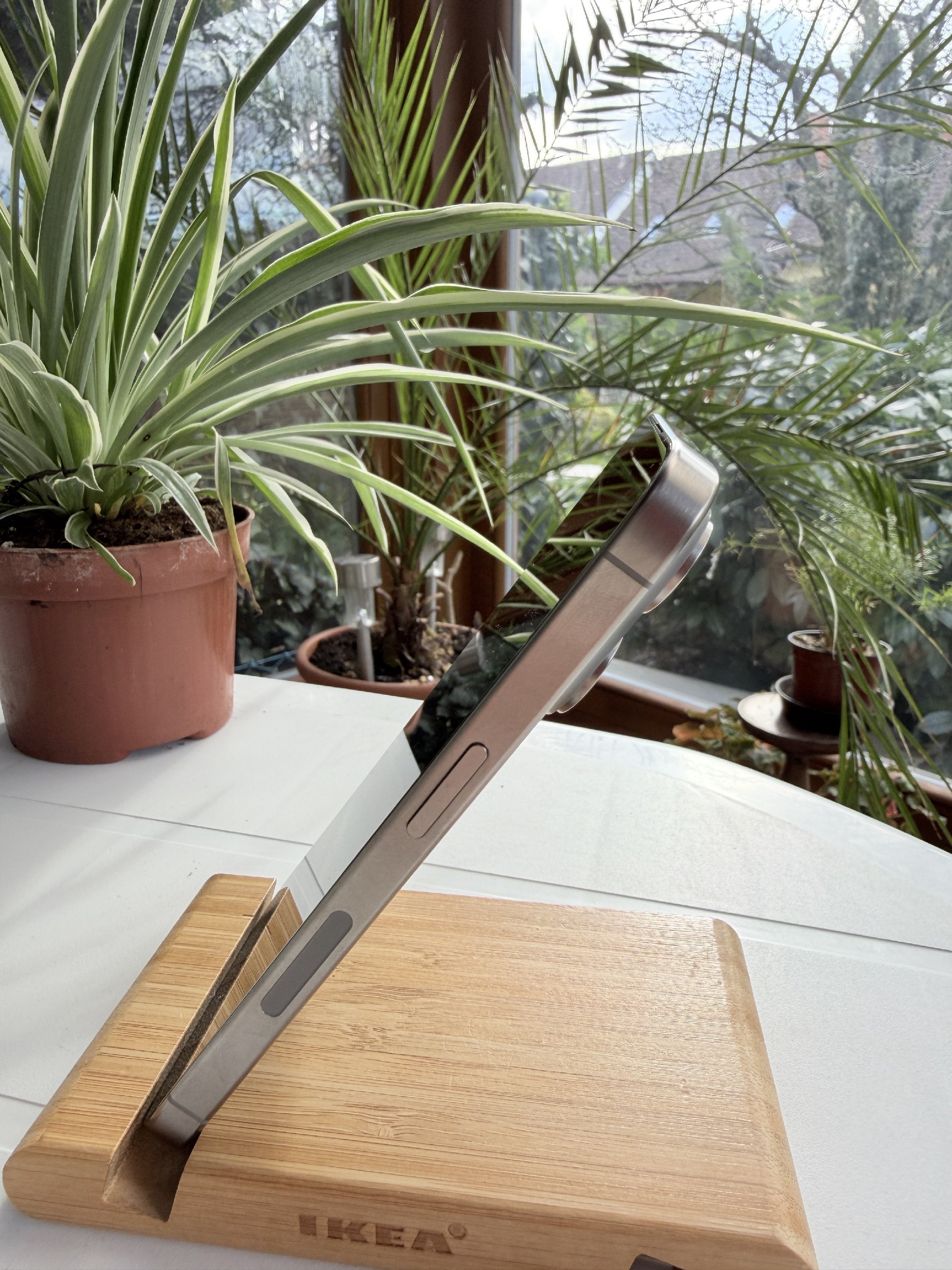 Iphone 15 Pro 128 GB Natúr Titánium FÜGGETLEN 87% AKKU Karcmentes, Hibátlan