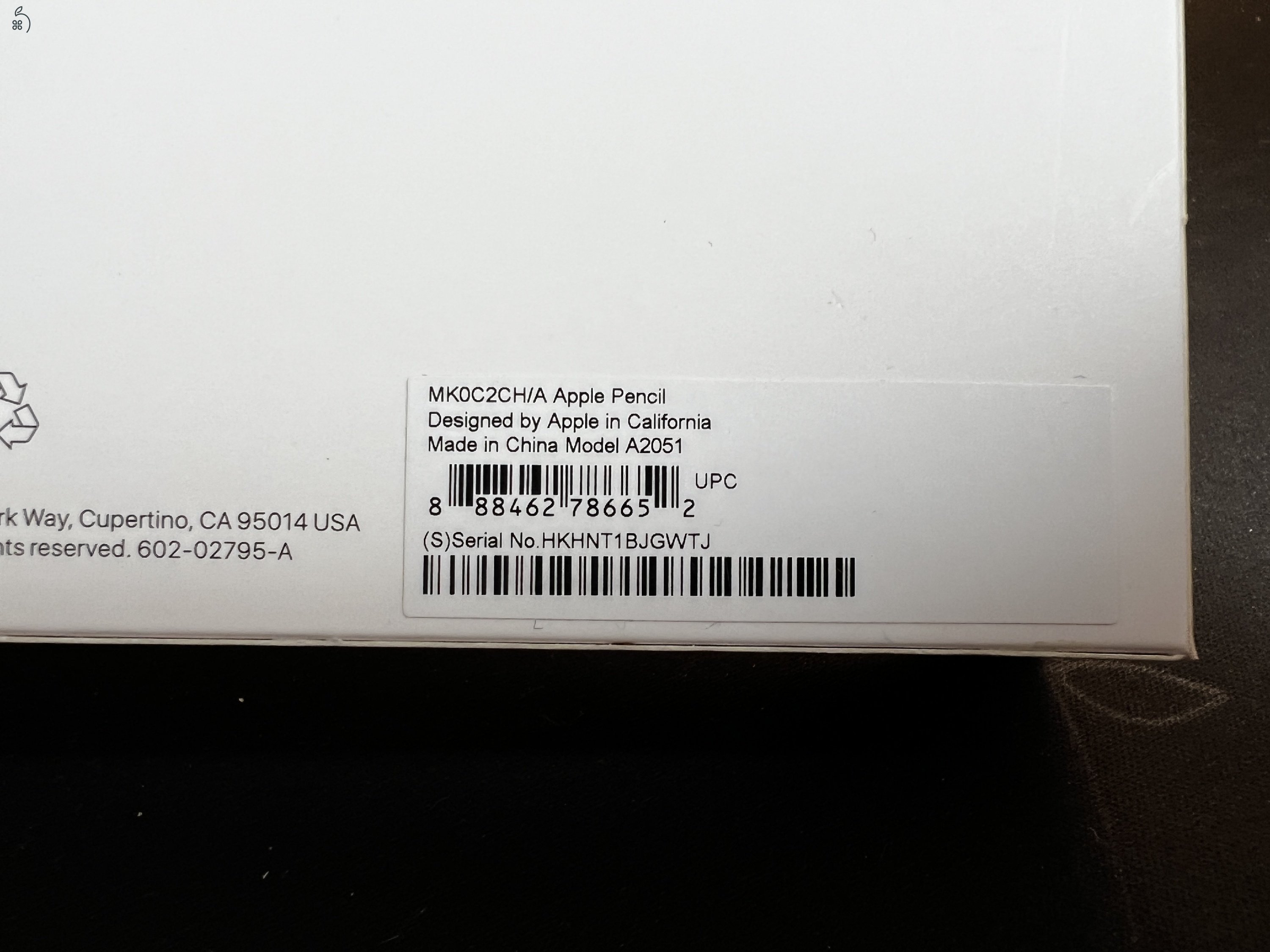 Apple Pencil (1. generáció)